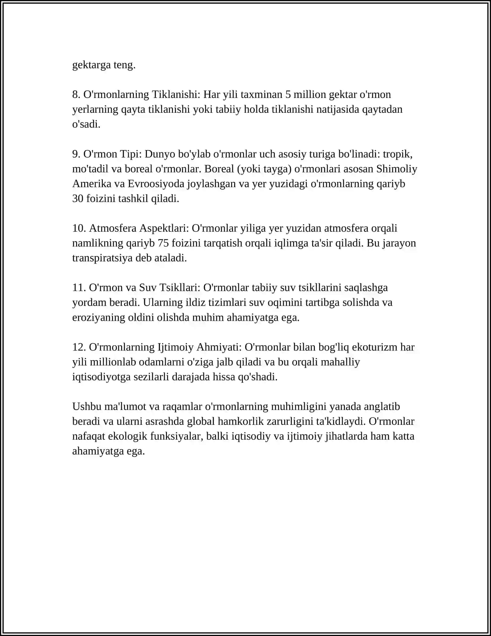 O'rmonlar 4