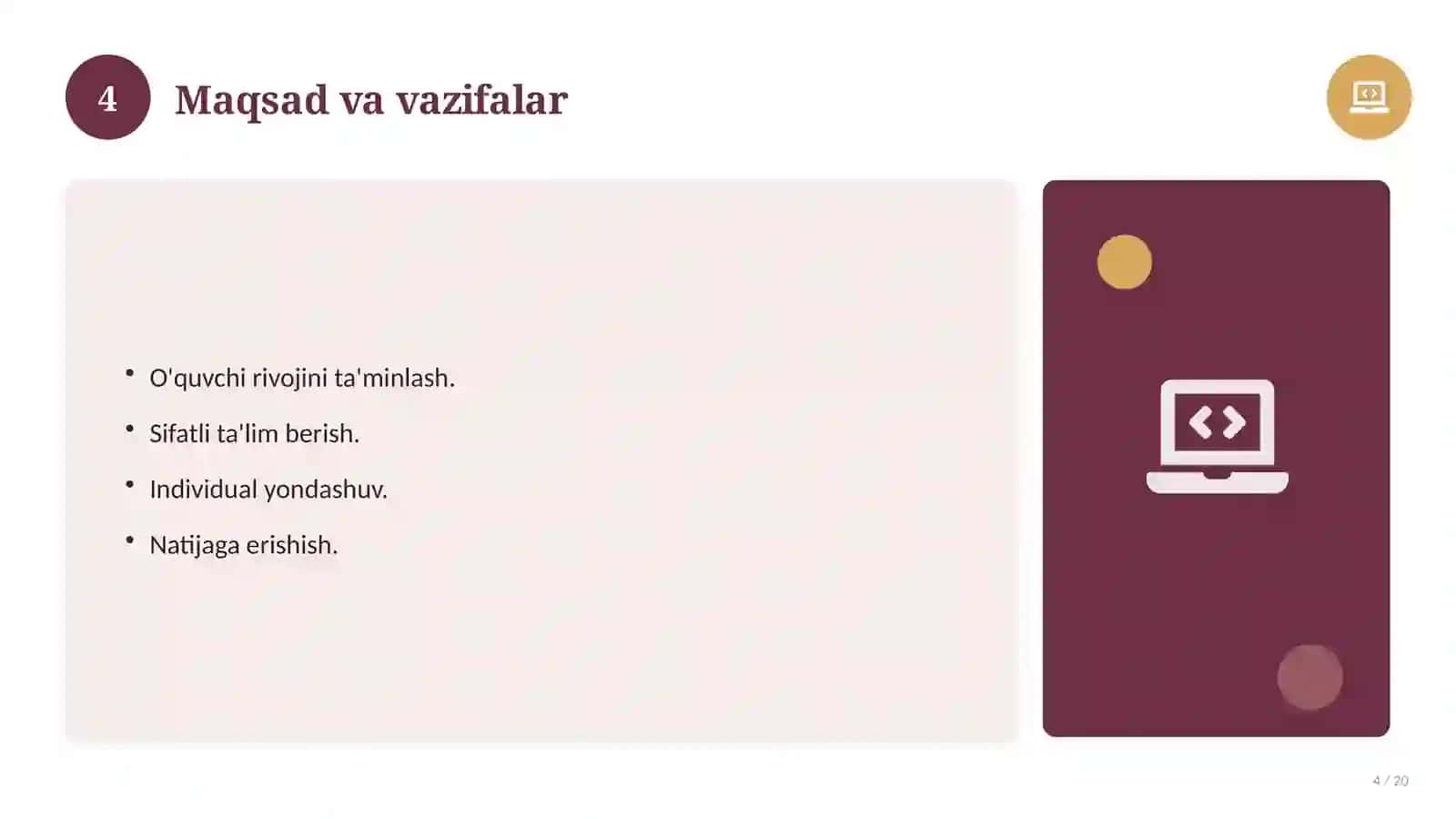 Inklyuziv ta'lim: nazariy asoslari, zamonaviy yondashuvda (Magistrlik dissertatsiyasi mavzusi) 4