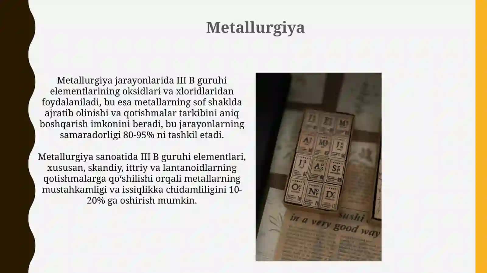 Davriy sistemaning WIII B guruh elementlari 4