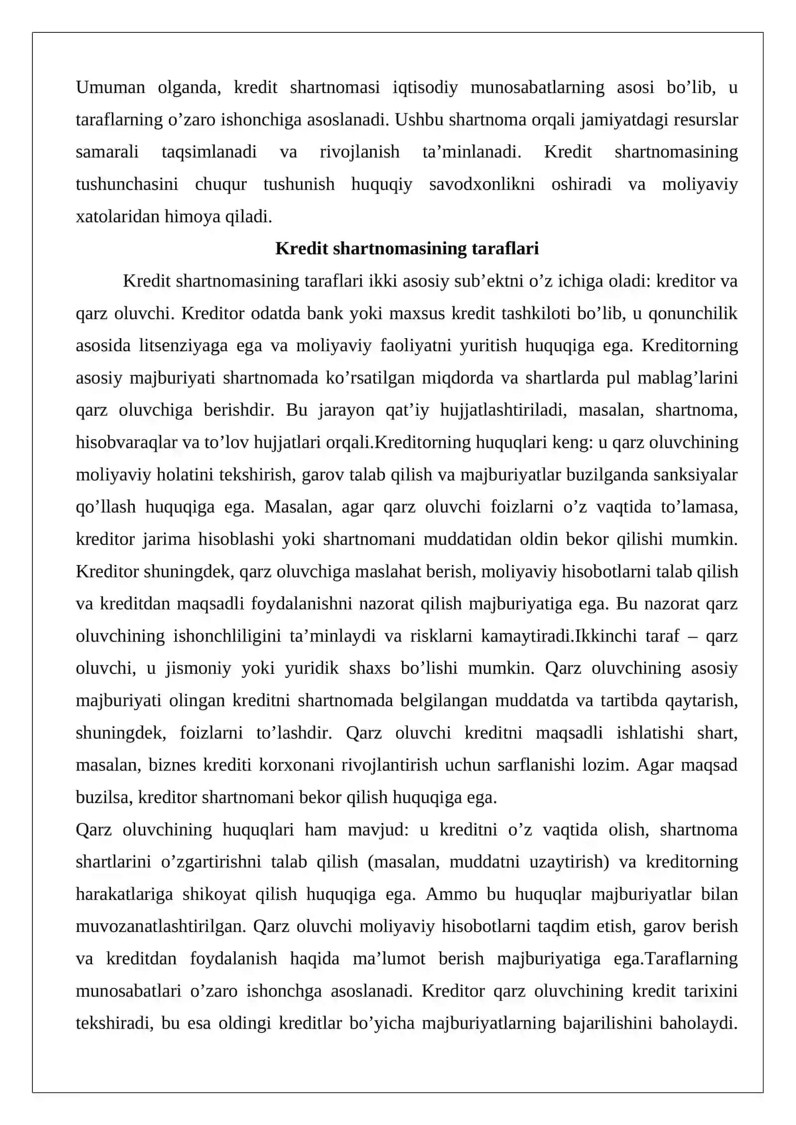 Xulosa va tavsiyalar 4