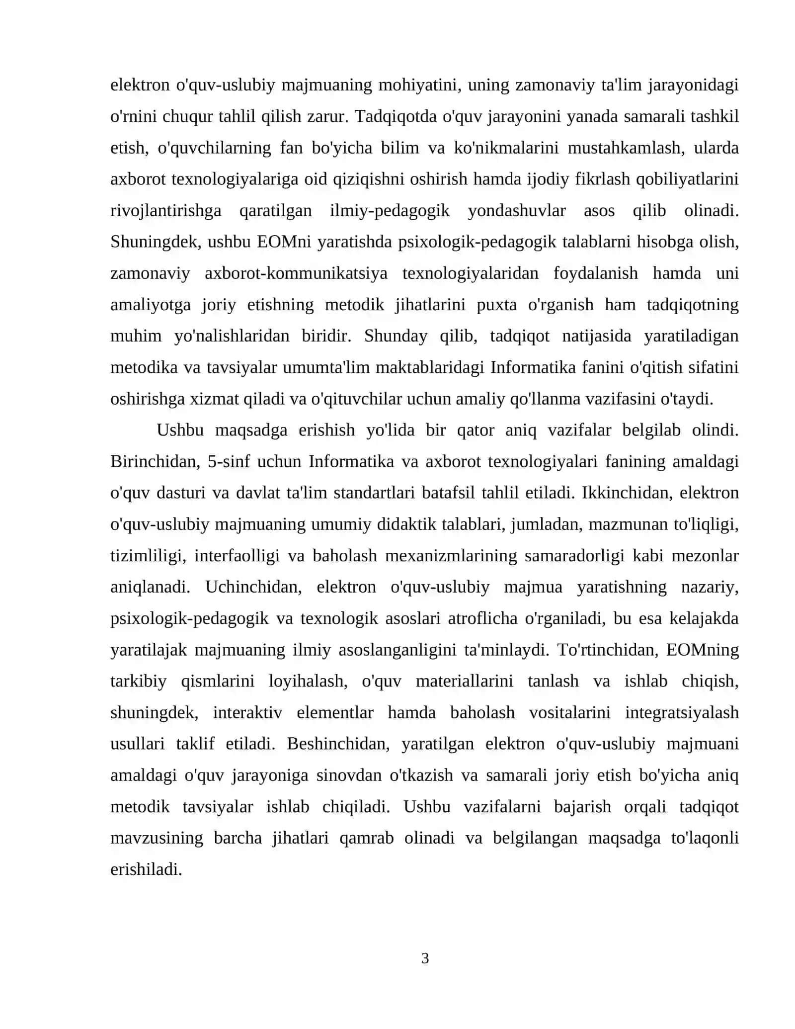 5-sinf Informatika va axborot texnologiyalari fanidan elektron o'quv-uslubiy majmua yaratish metodikasi 4