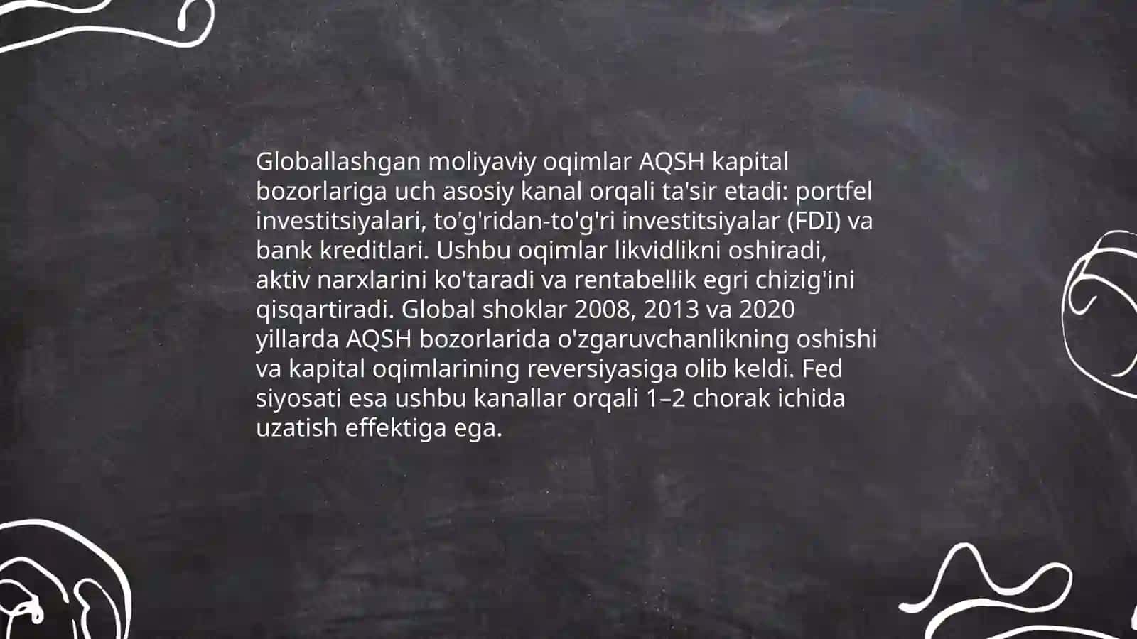 Jahon moliyaviy iqtisodiyotining AQSH iqtisodiyotiga ta'siri 4
