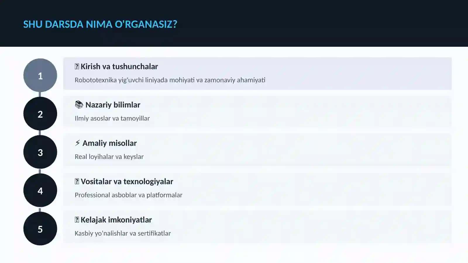 Robototexnika va avtomatlashtirish 4