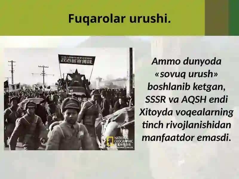 1946 – 1991-yillarda Xitoy xalq respublikasi 4
