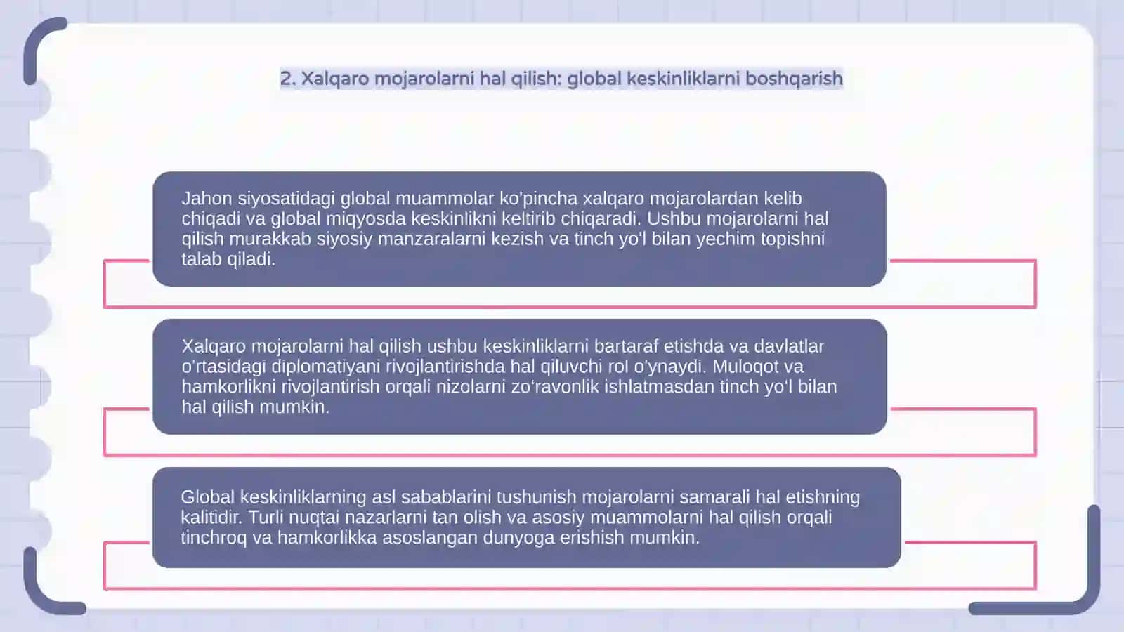 Jahon siyosati global muammolari 4