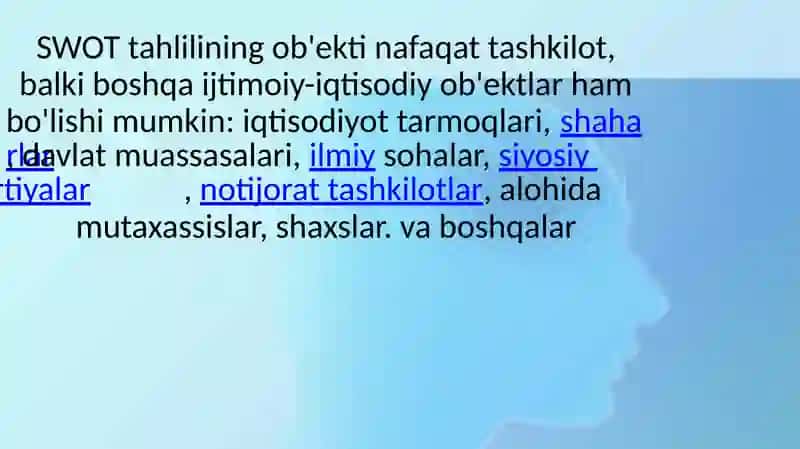 SWOT tahlili 4