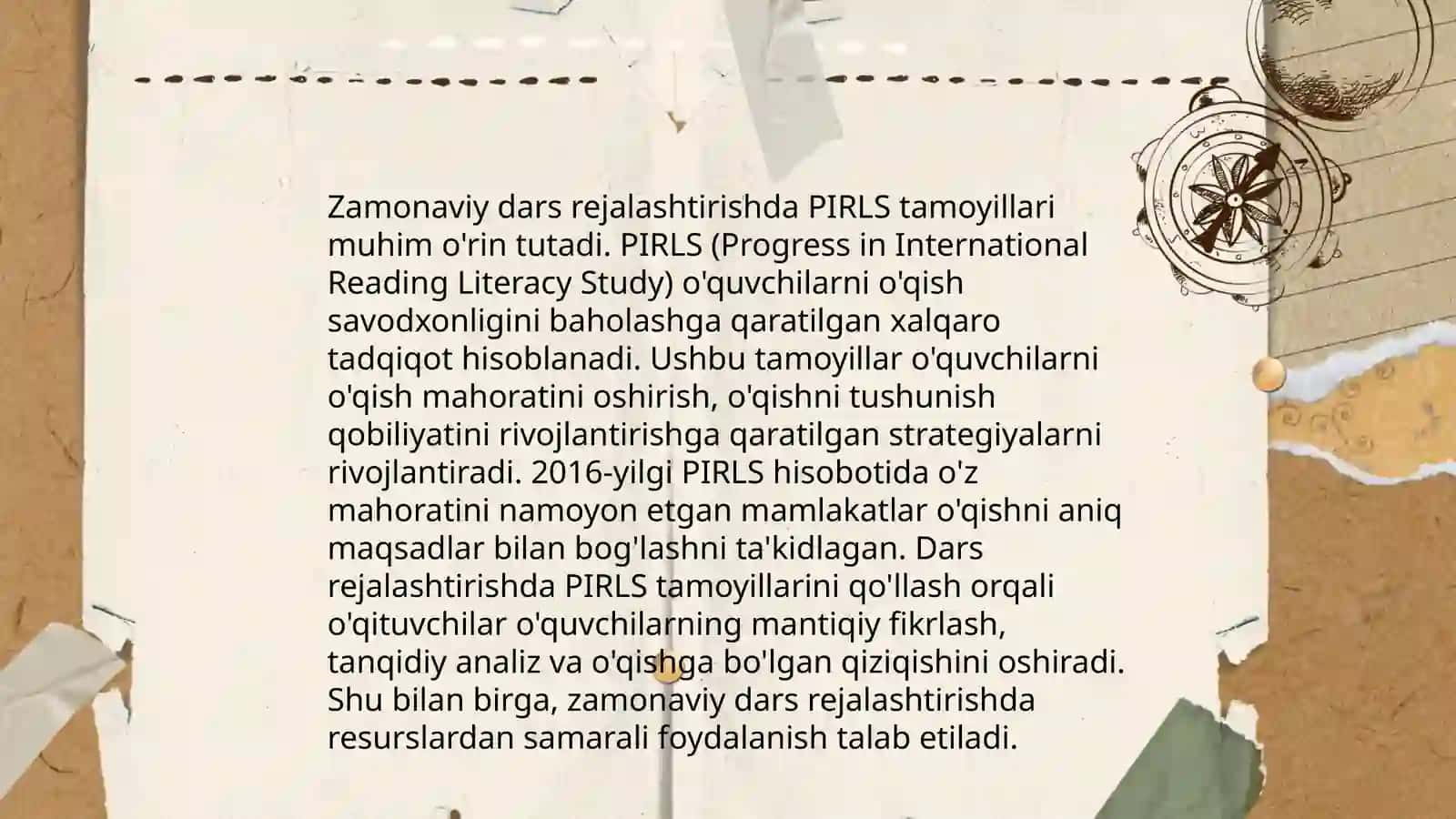 PIRLS xalqaro baholash dasturi 4
