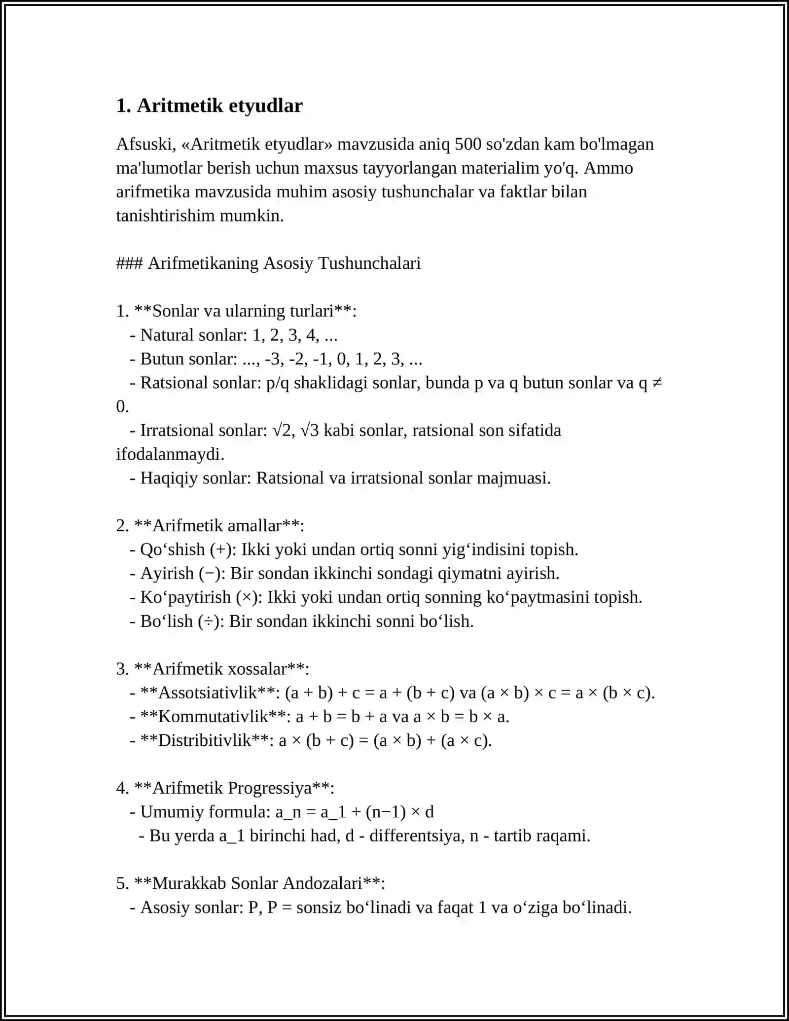 MATEMATIK ETYUDLAR 4