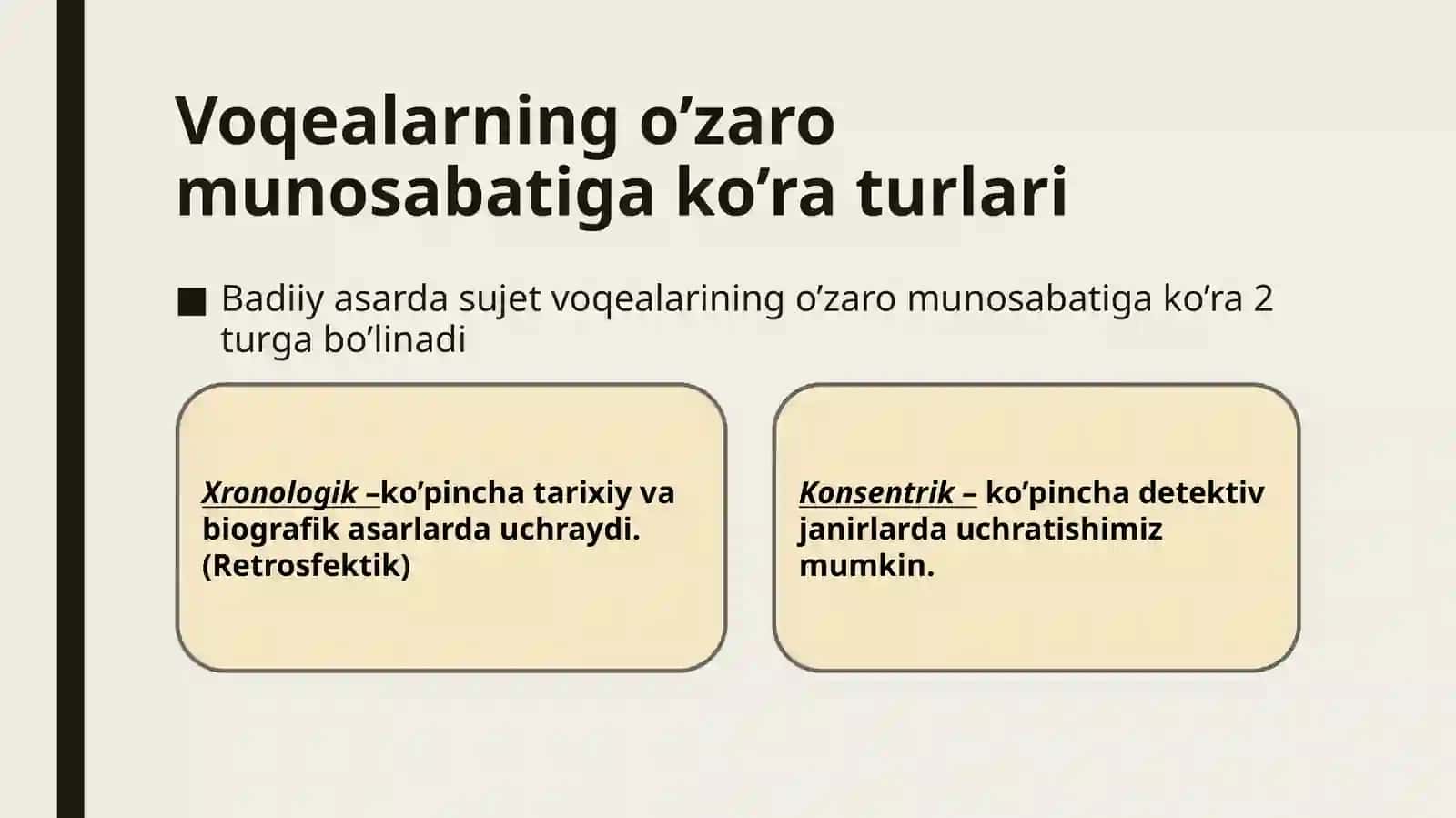 Badiiy asarda Sujet va uning turlari 4