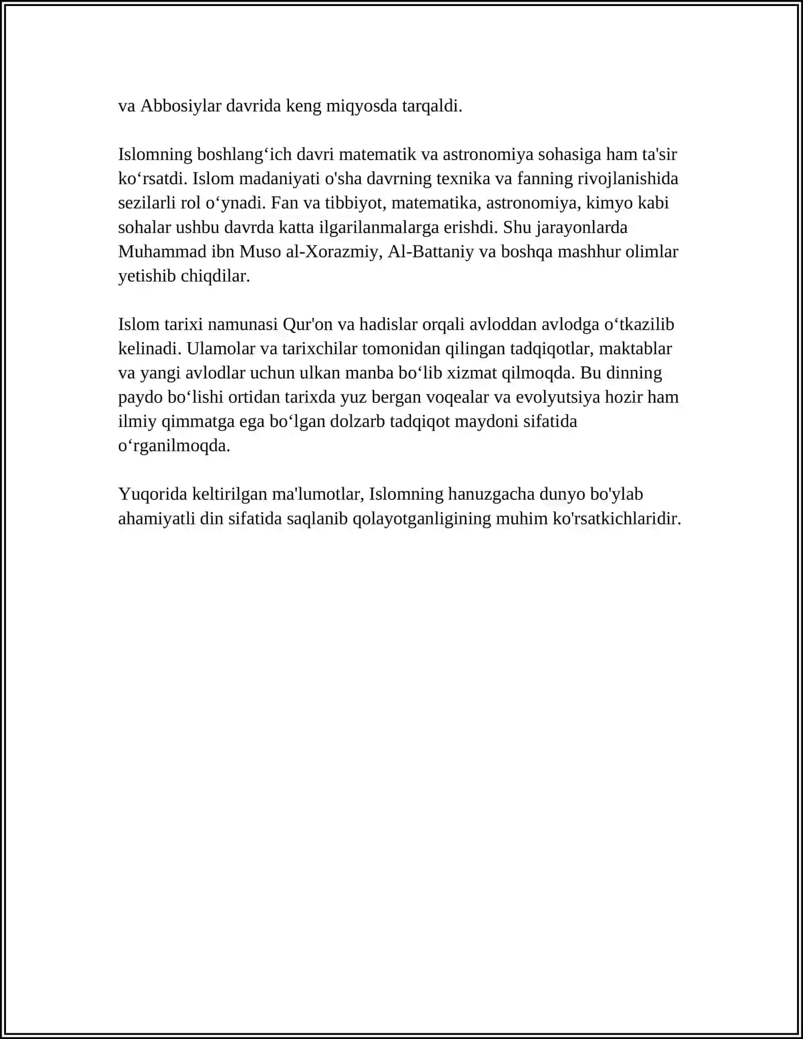 ISLAM MONOTESTIK DIN 4