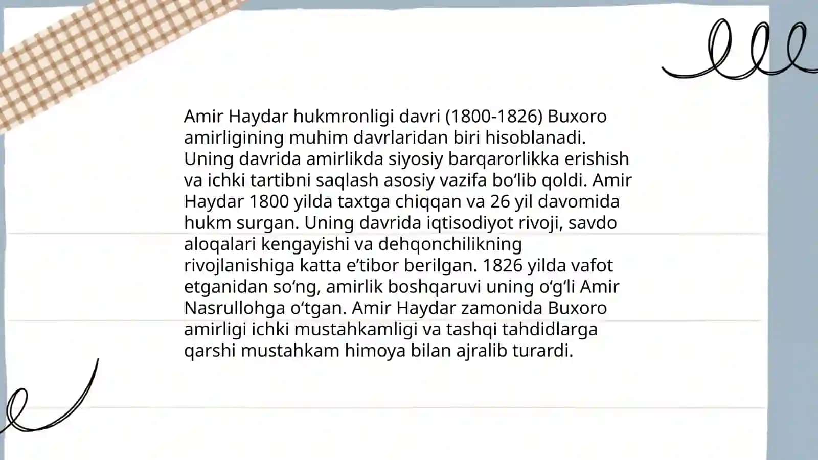 Buxoro amirligining siyosiy tuzilmasi 4