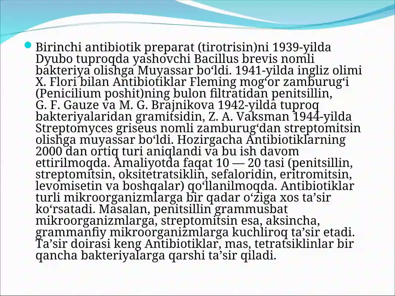 Antibiotiklar 4