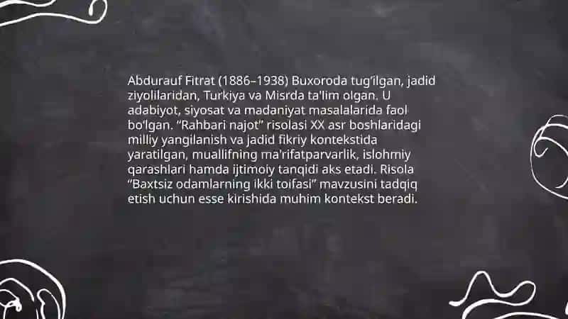 Baxtsiz odamlarning ikki toifasi 4