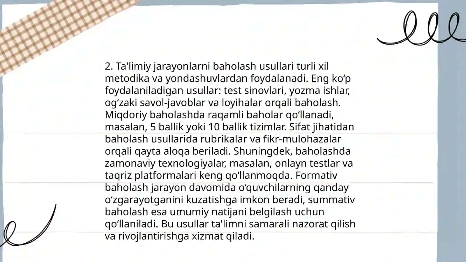 Pedagogik diagnostika 4
