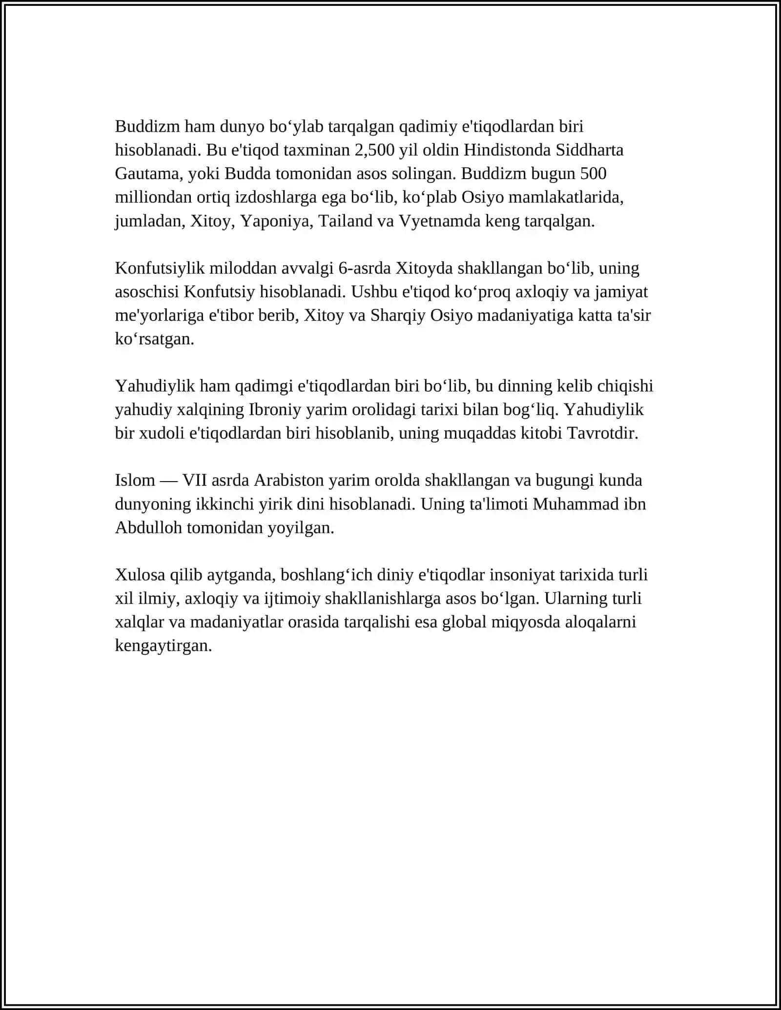 DINNI KELIB CHIQISH TARIXI 4