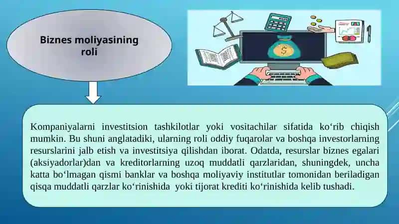 BIZNES MOLIYASIGA KIRISH 4