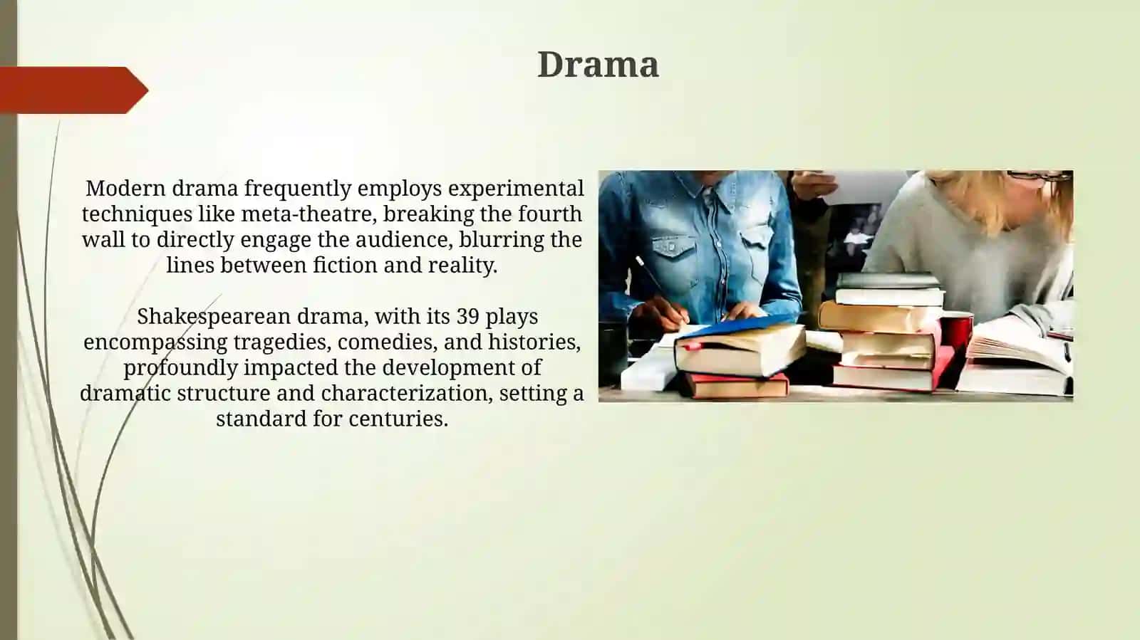 Major literary genres 4