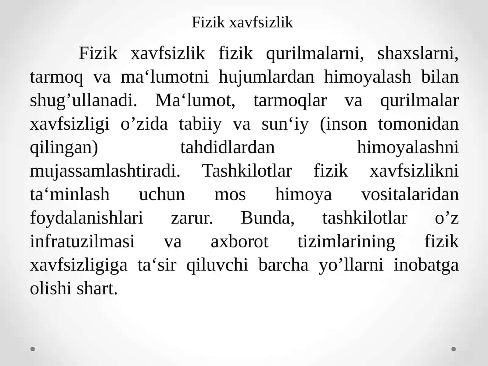 Axborot xavfsizligi asoslari 4