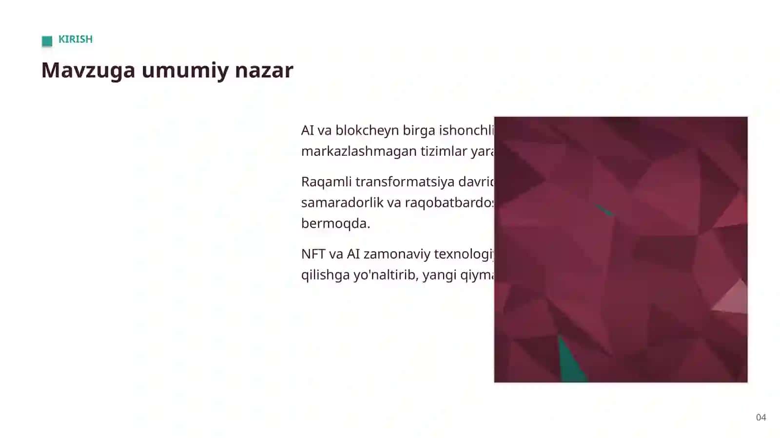 AI VA BLOKCHEYN 4
