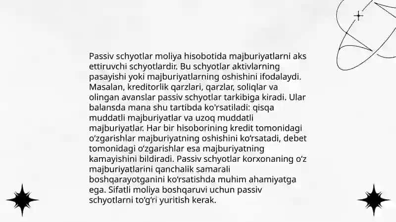 Aktiv schyotlar 4