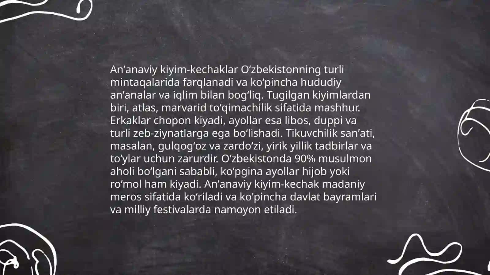 Oʻzbekiston xalqlari madaniyati 4