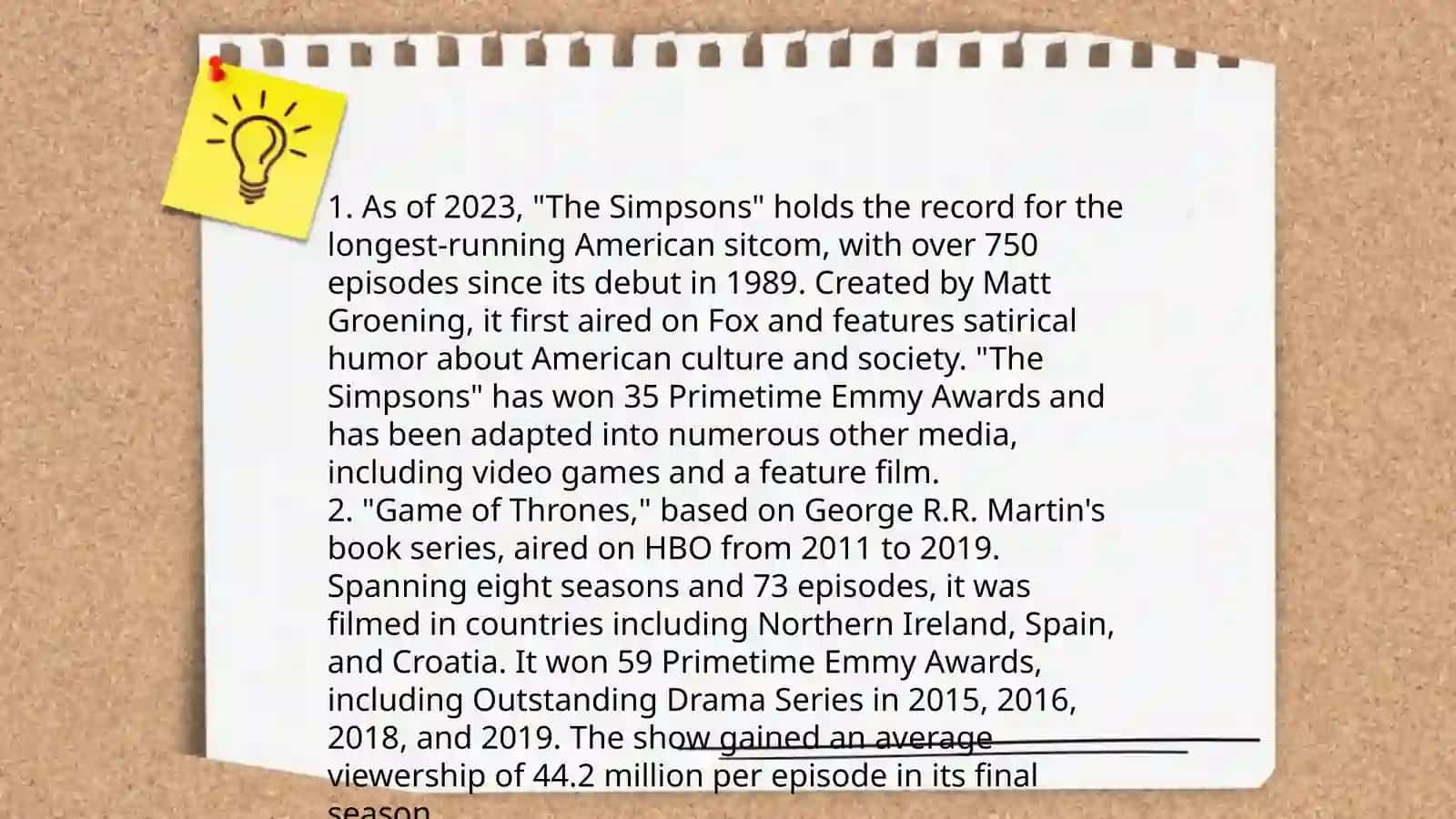 Entertainment Information 4