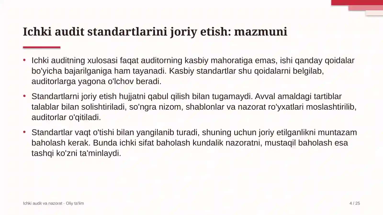 Kinoteatrlarda ichki audit standartlarini joriy etish 4