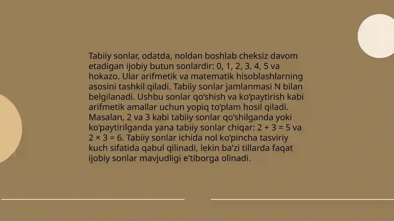 Son tushunchasi 4