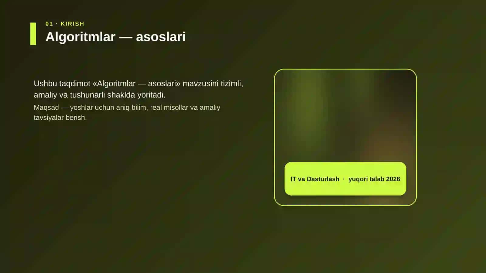 Algoritmlar — asoslari 4