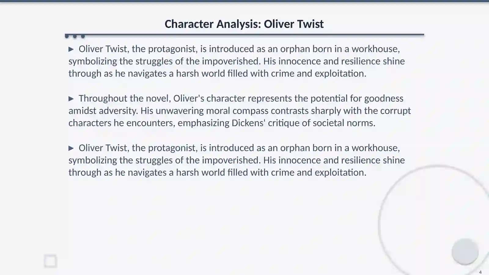 Oliver Twist Charles Dickens 4