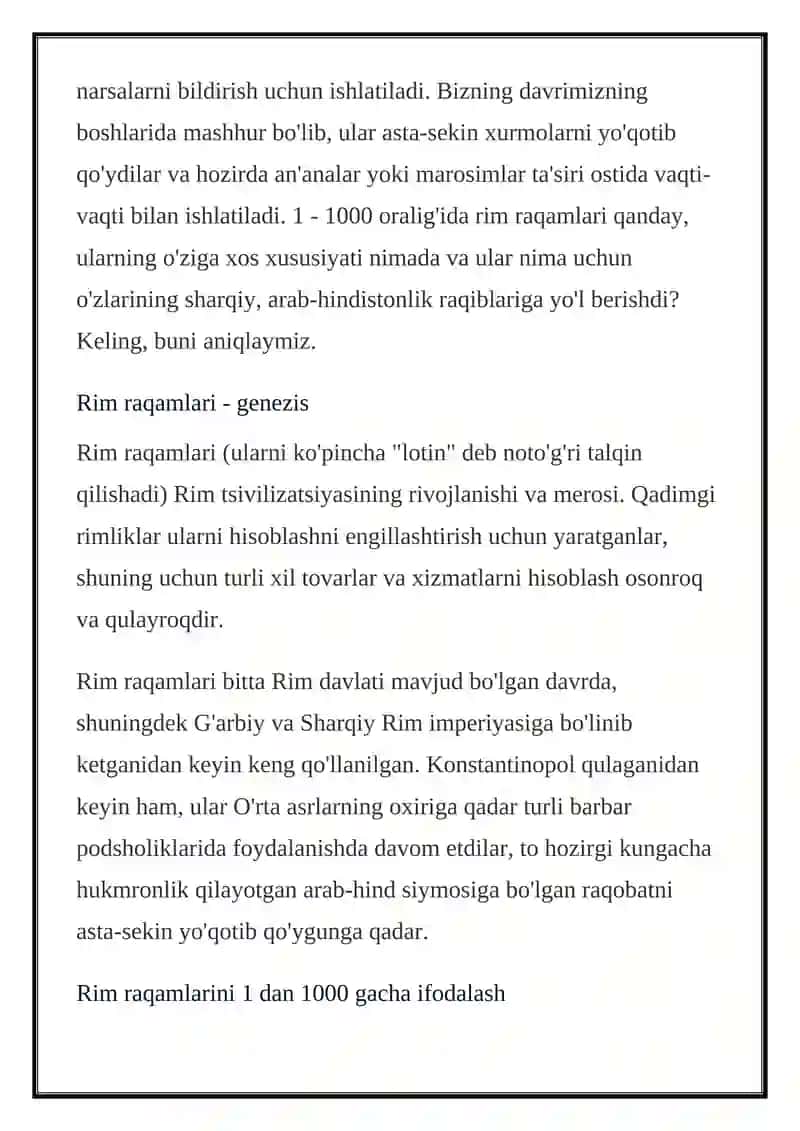 Rim sonlari 4