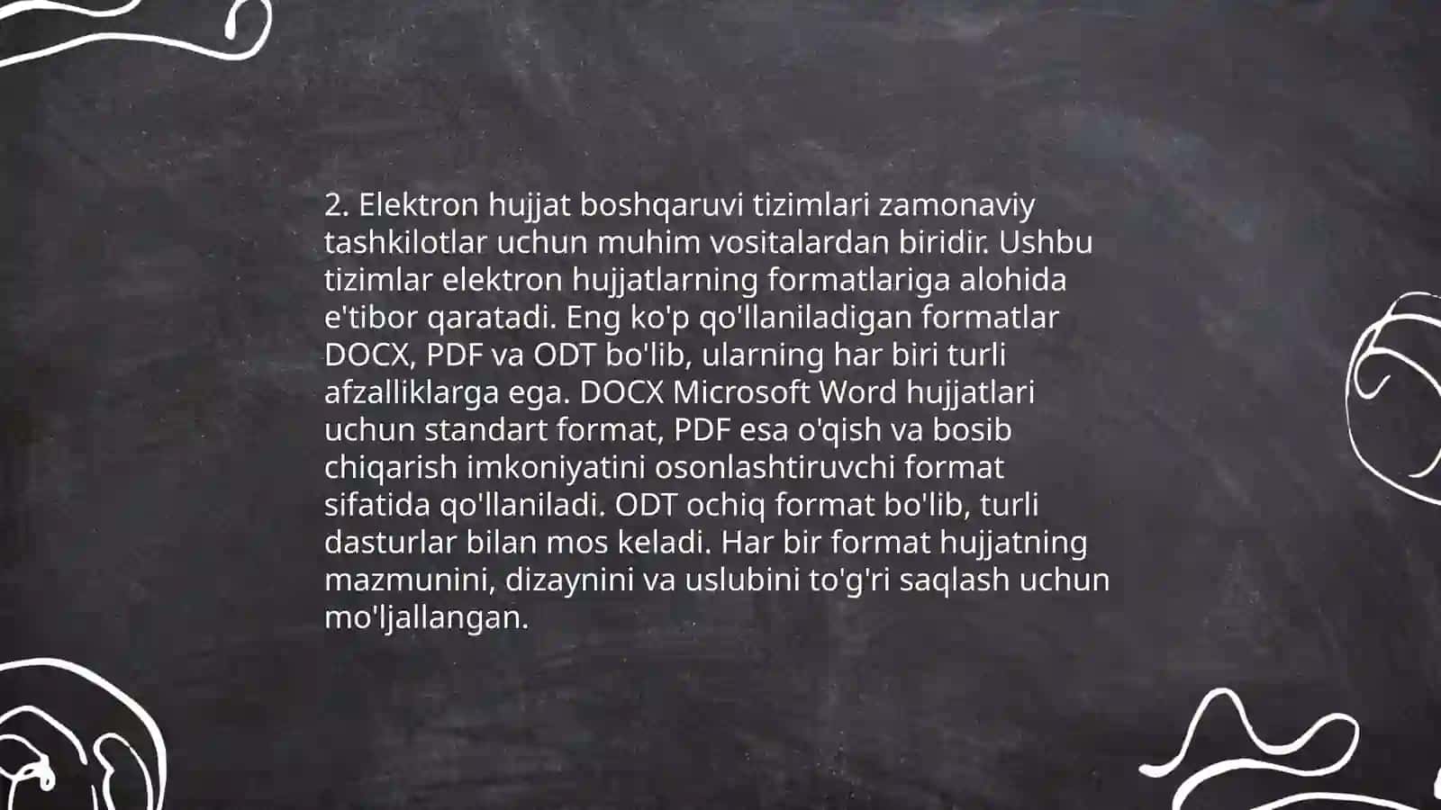 Elektron hujjat aylanish tizimlari 4