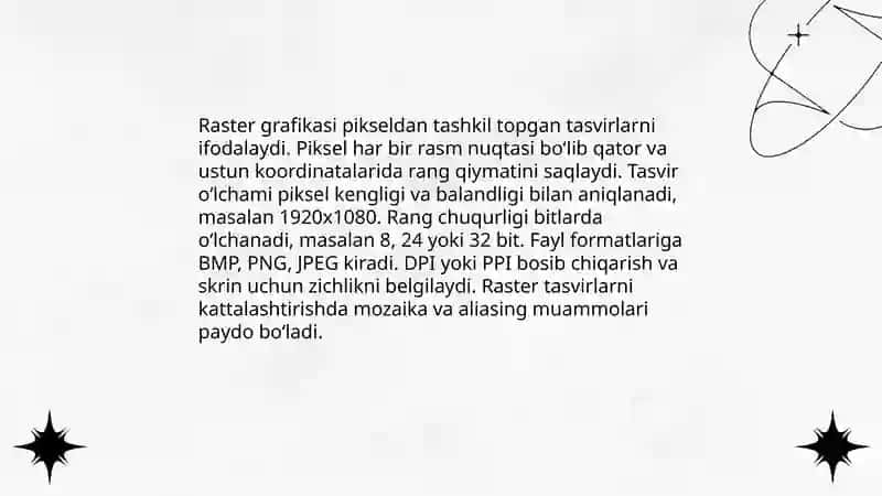Kompyuter grafikasi 4