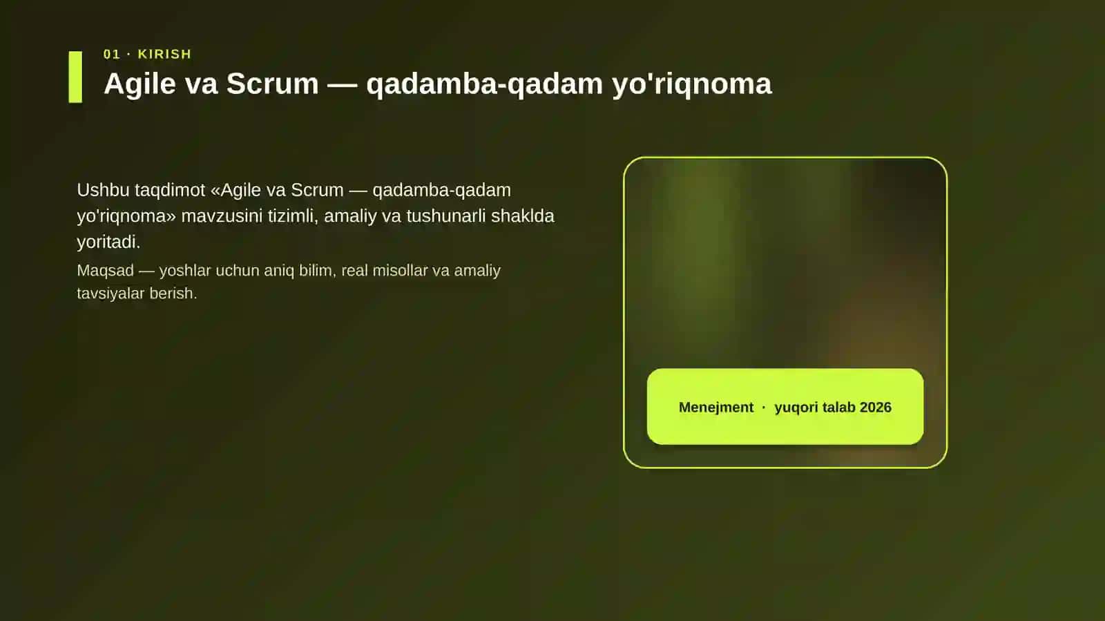 Agile va Scrum — qadamba-qadam yo'riqnoma 4