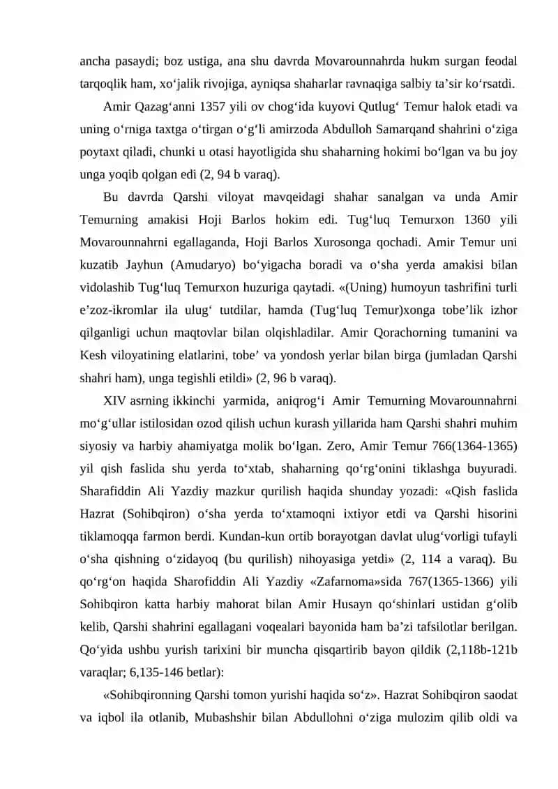 Amir Temur va temuriylar davri yozma manbalarida 4