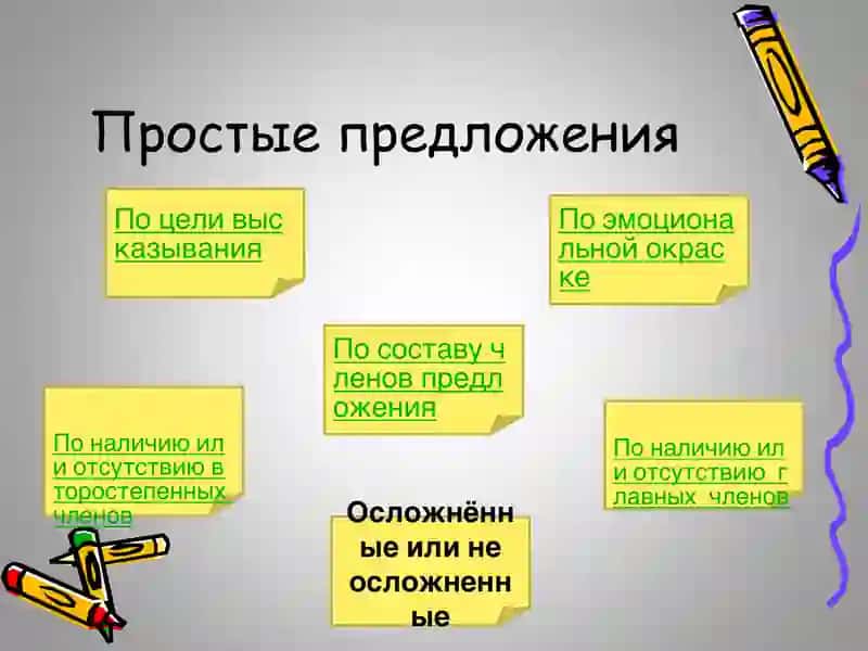 Простое предложение 4
