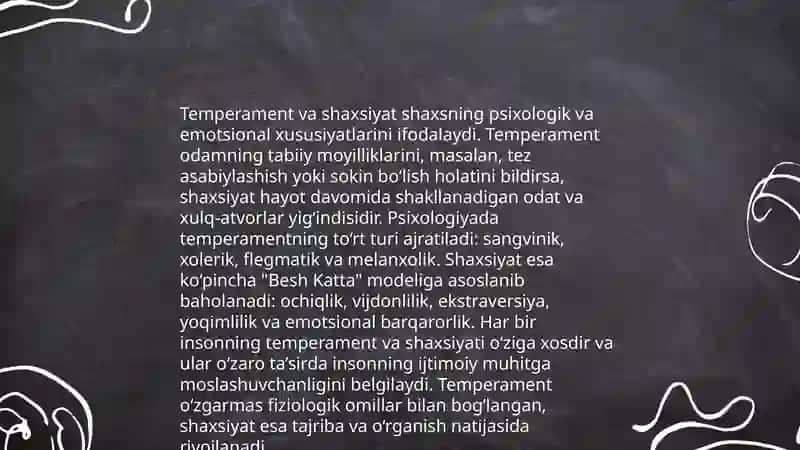 Temperament 4