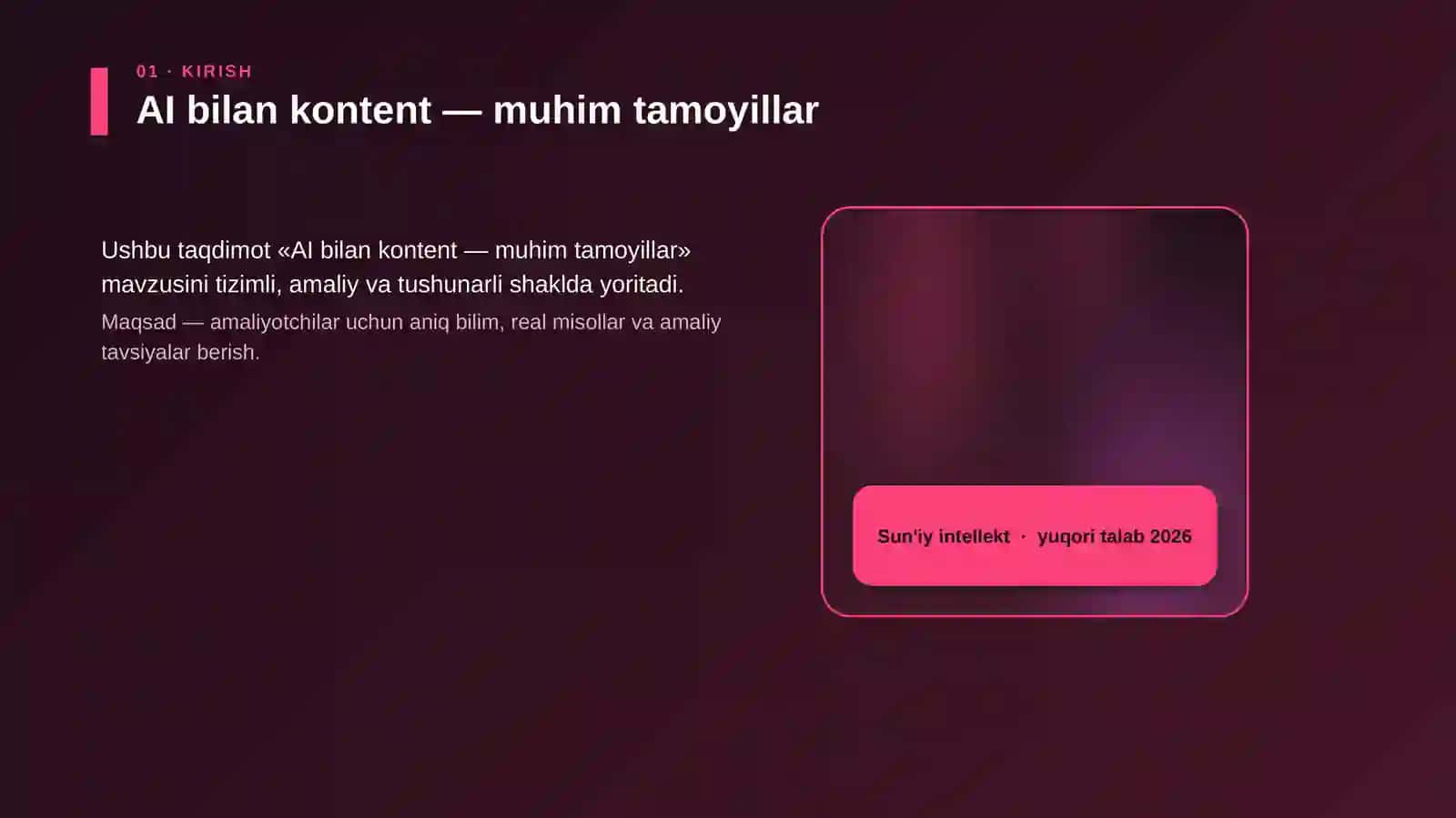 AI bilan kontent — muhim tamoyillar 4