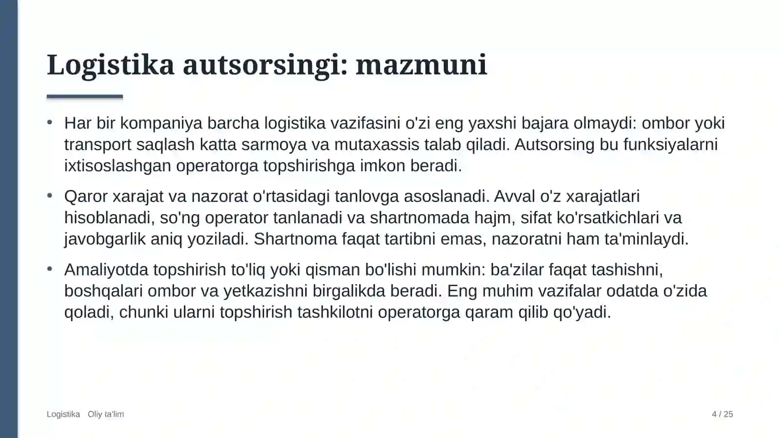 temir yo'l qurilishida logistika autsorsingi 7527 4