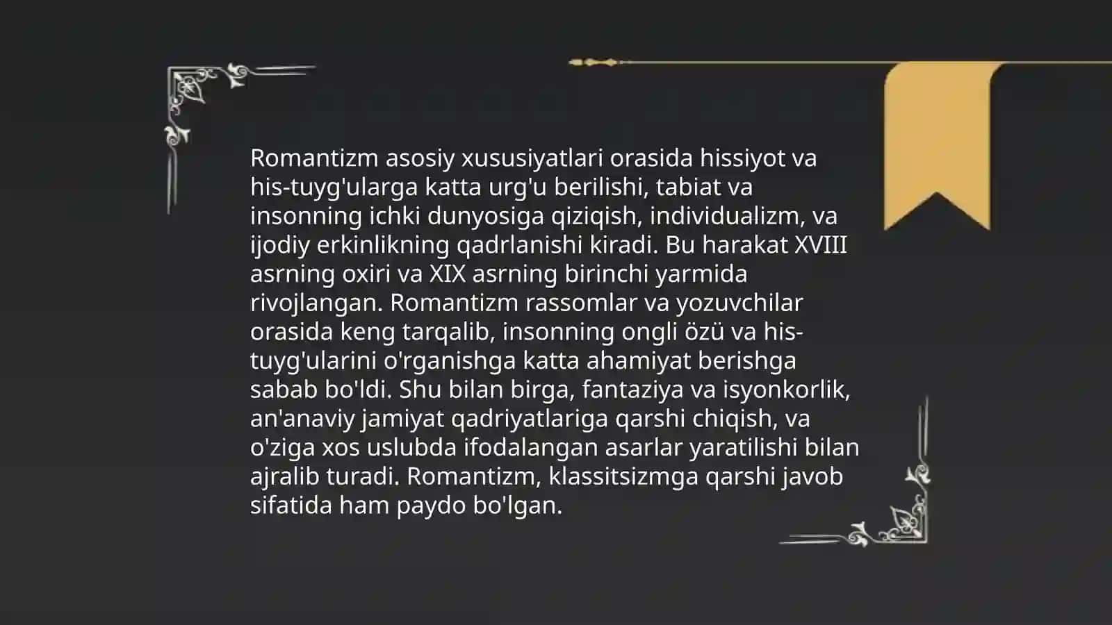 Romantizim adabiyoti 4