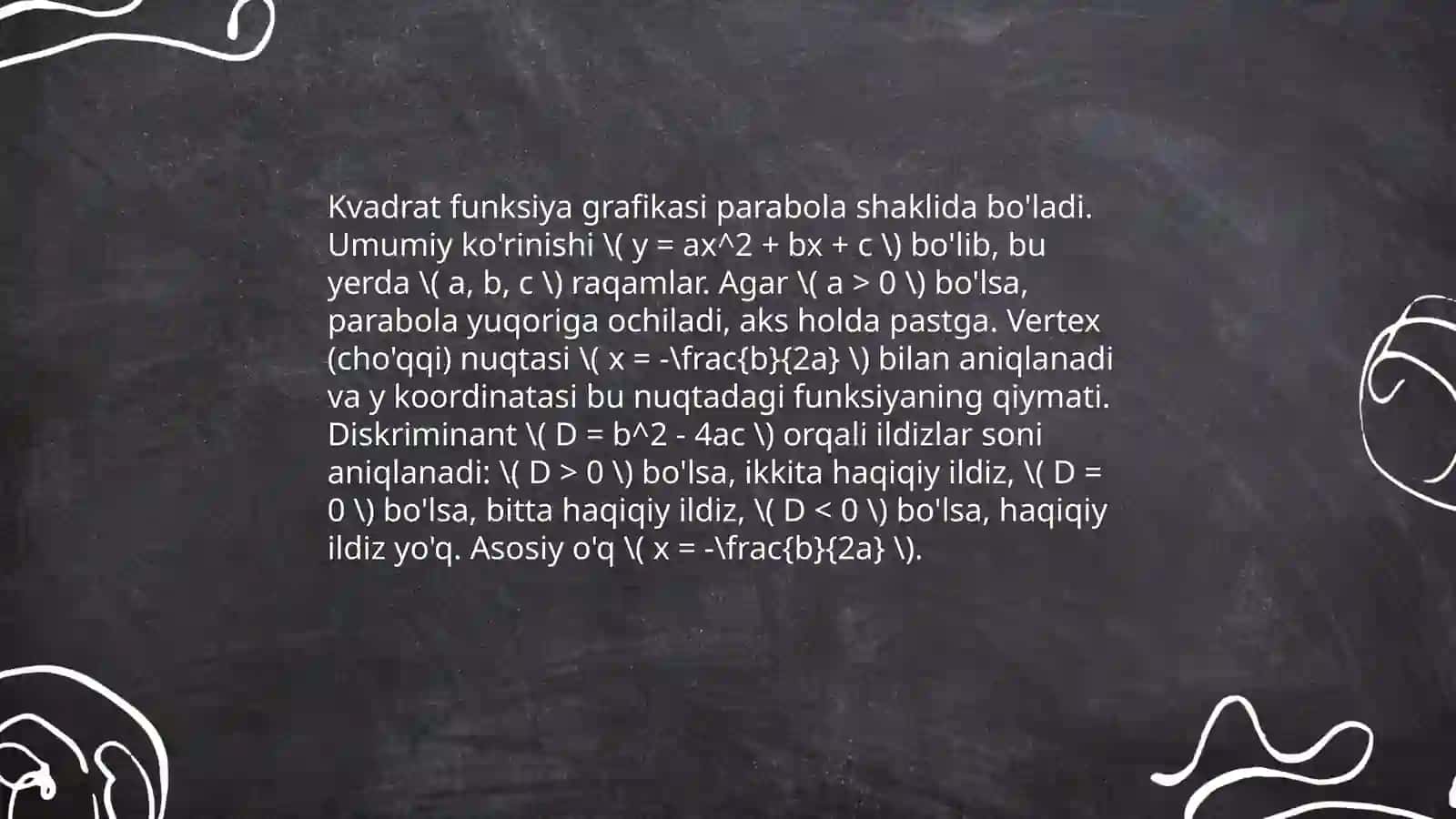 Kvadrat funksiya 4