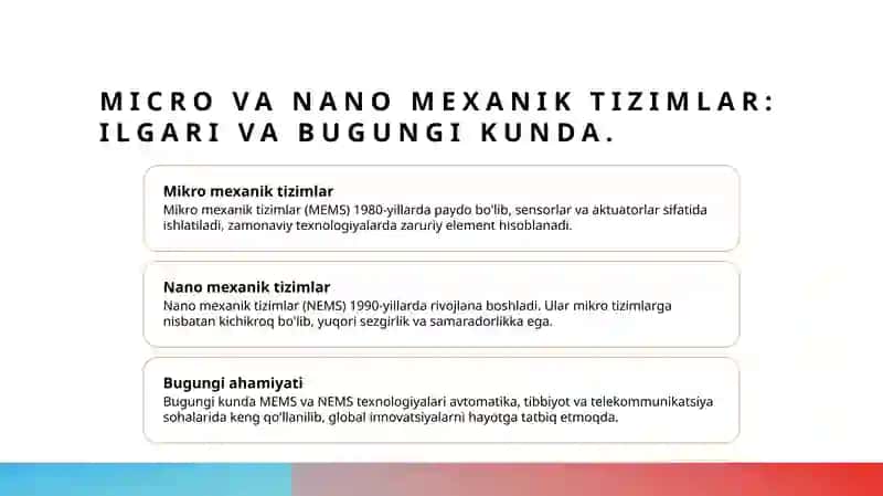 MEMS va NEMS: Tarixi va rivojlanishi 4