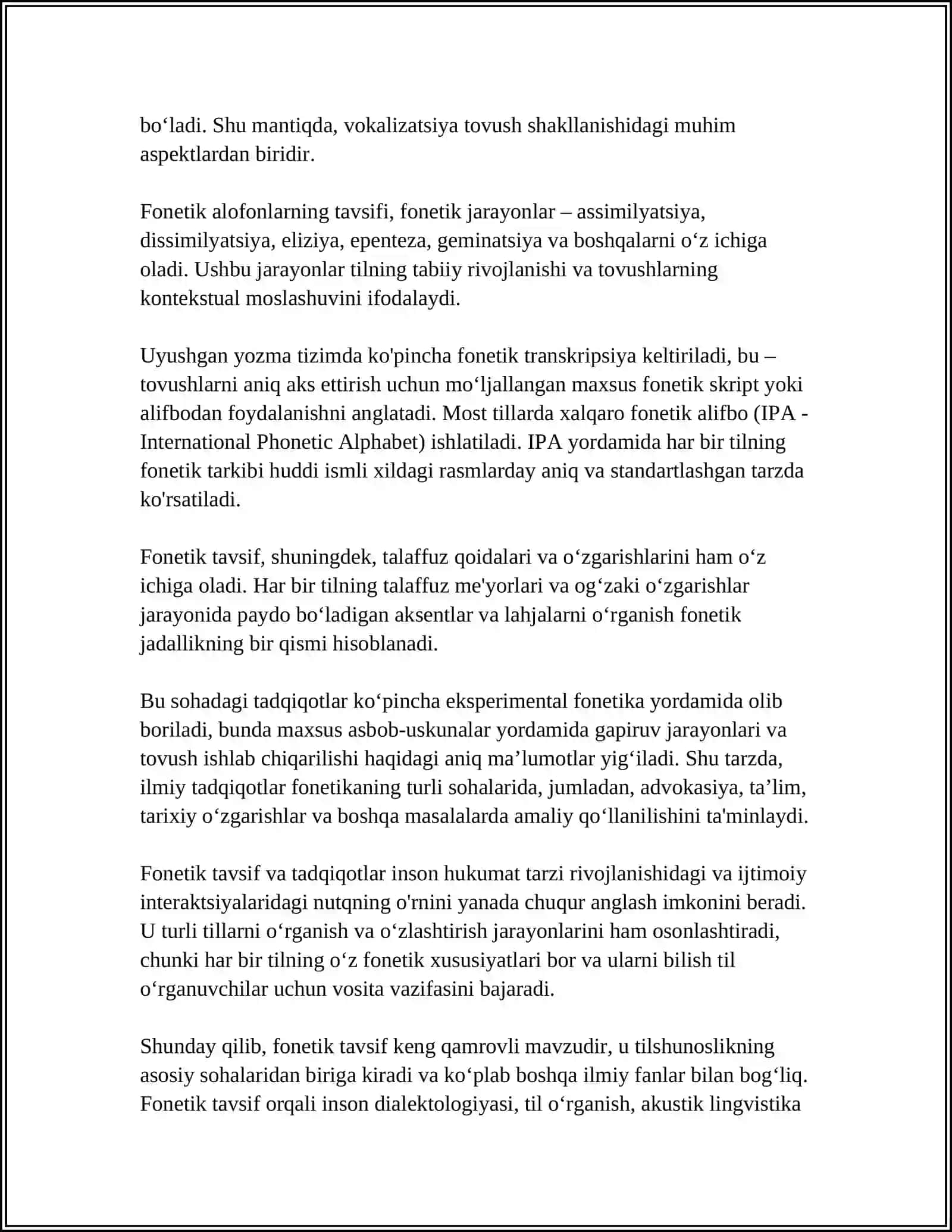 Fonetikani Urganish 4