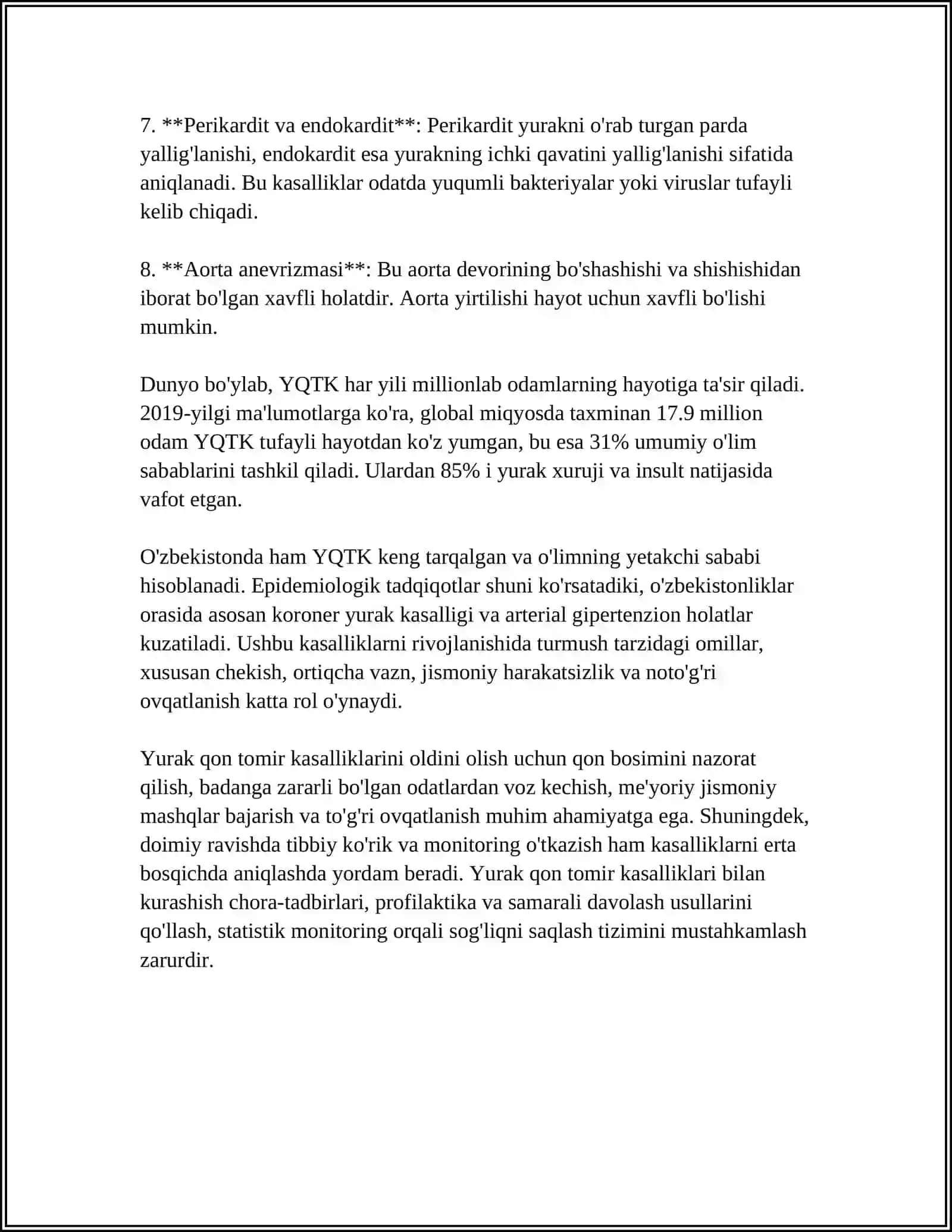 YURAK QON TOMIR KASALIKLARI 4
