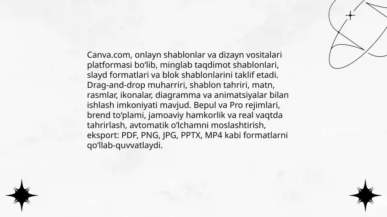 MS PowerPoint: asosiy imkoniyatlari va interfeysi 4
