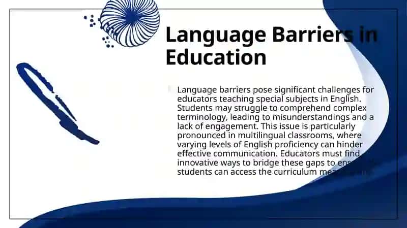 Identifying Common Challenges in Teaching Special Subjects 4