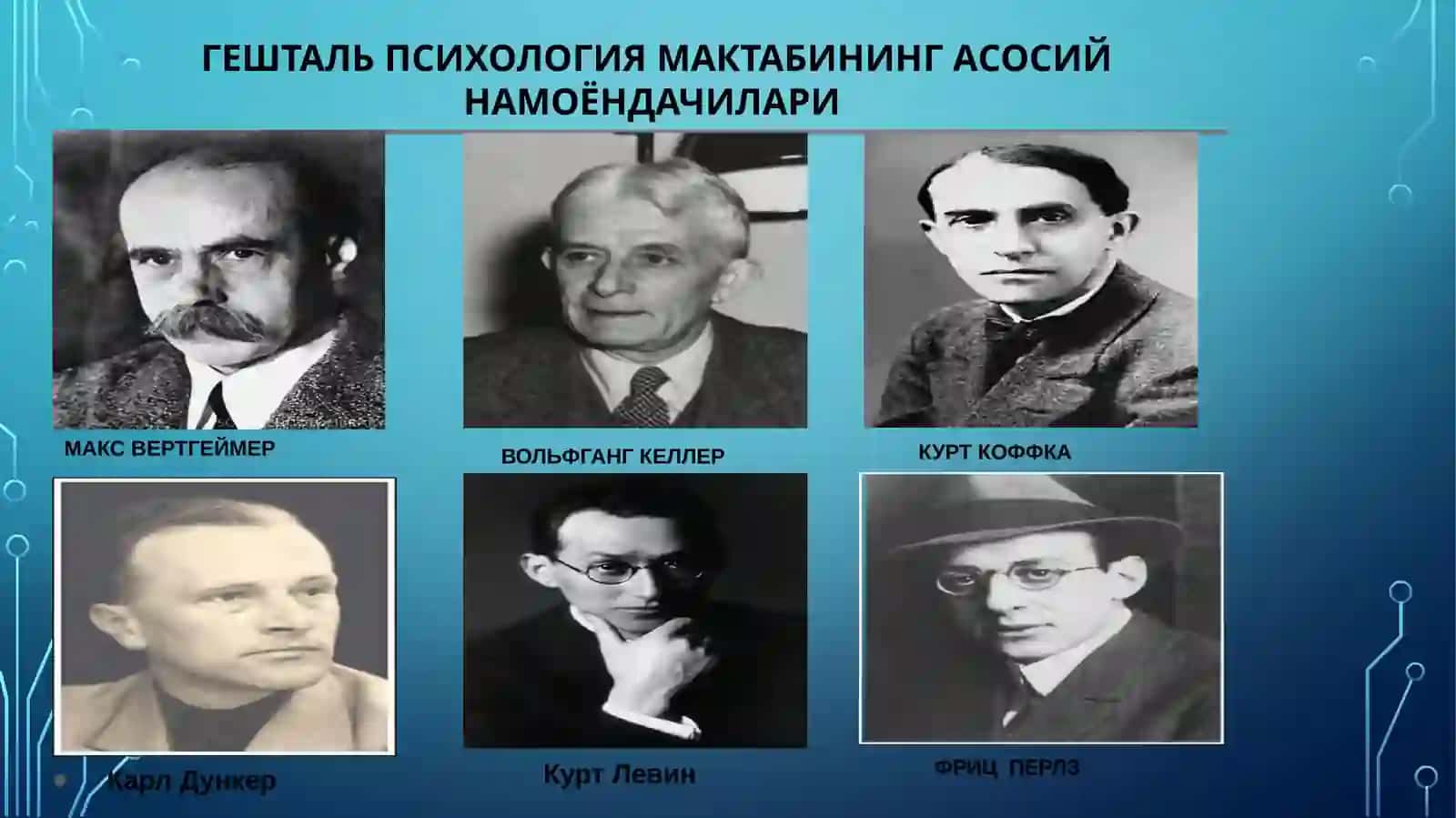 ГЕШТАЛЬТ ПСИХОЛОГИЯ МАКТАБИ 4