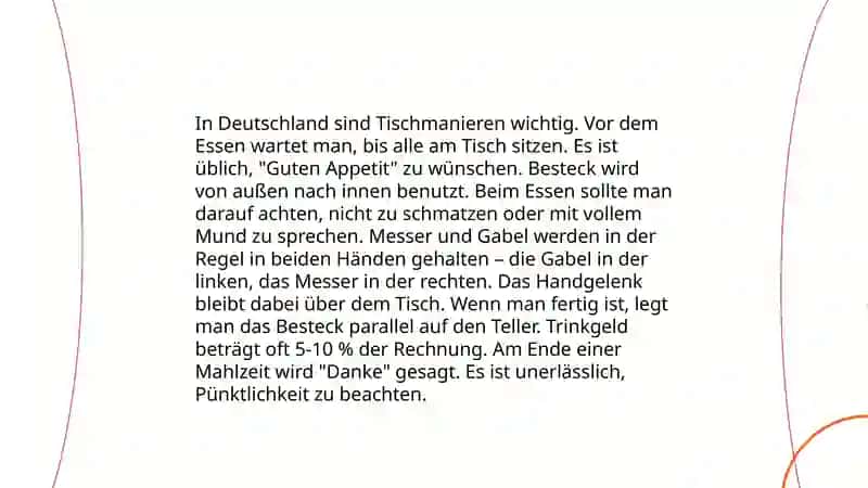Deutsche Sitten und Gebräuche 4