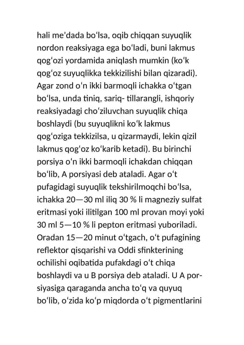 Duodenal ajralmalarni labarator tekshirish 4
