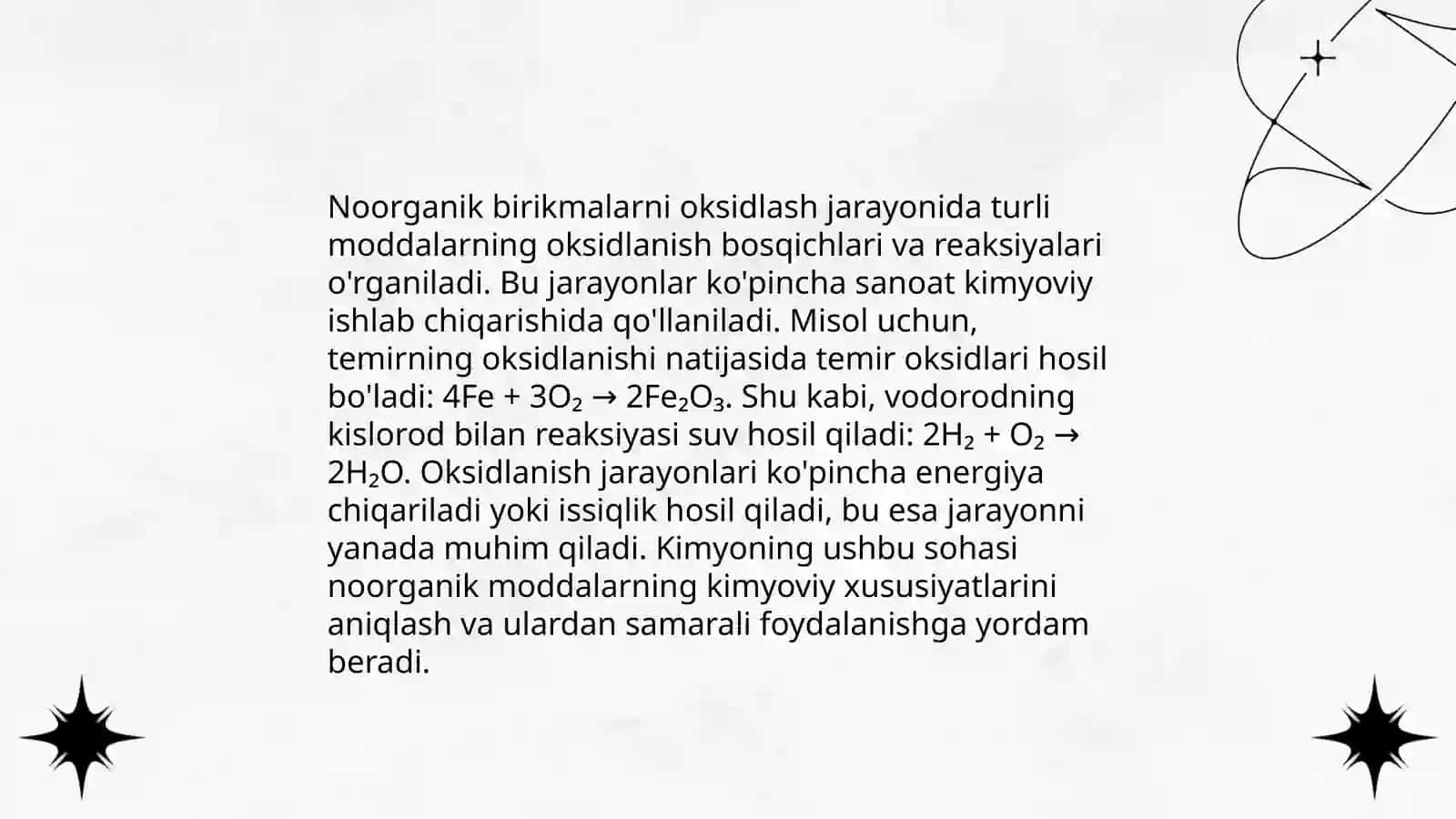 Oksidlarni olinish usullari 4